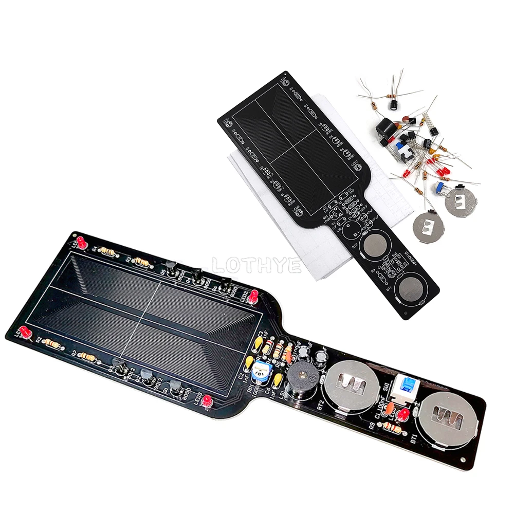 Handheld Simple Metal Detector Making DIY Electronic Kit Electronic Components Soldering Assembly School Welding Training Kit