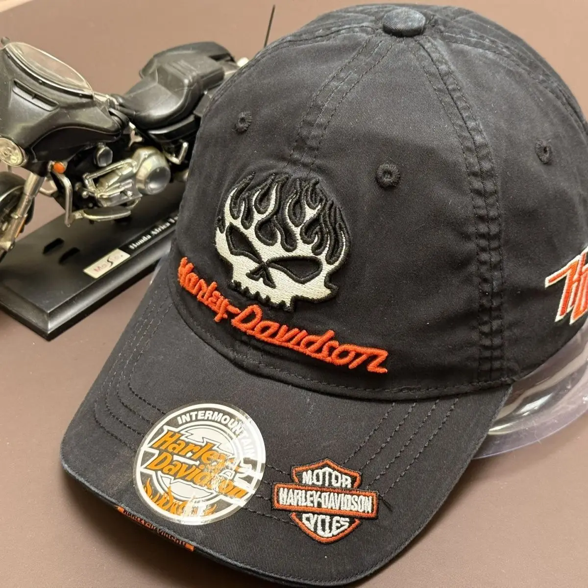 Hiphop brodé Harley - Casquettes de baseball Snapback Trucker Hats Outdoor Davidson - Sports Protection solaire réglable pour hommes femmes