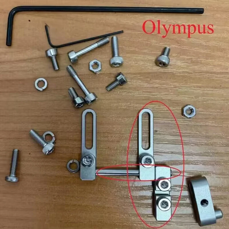 encoder accessories bracket kit and Allen key screwdriver for bracket attachment work for olympus