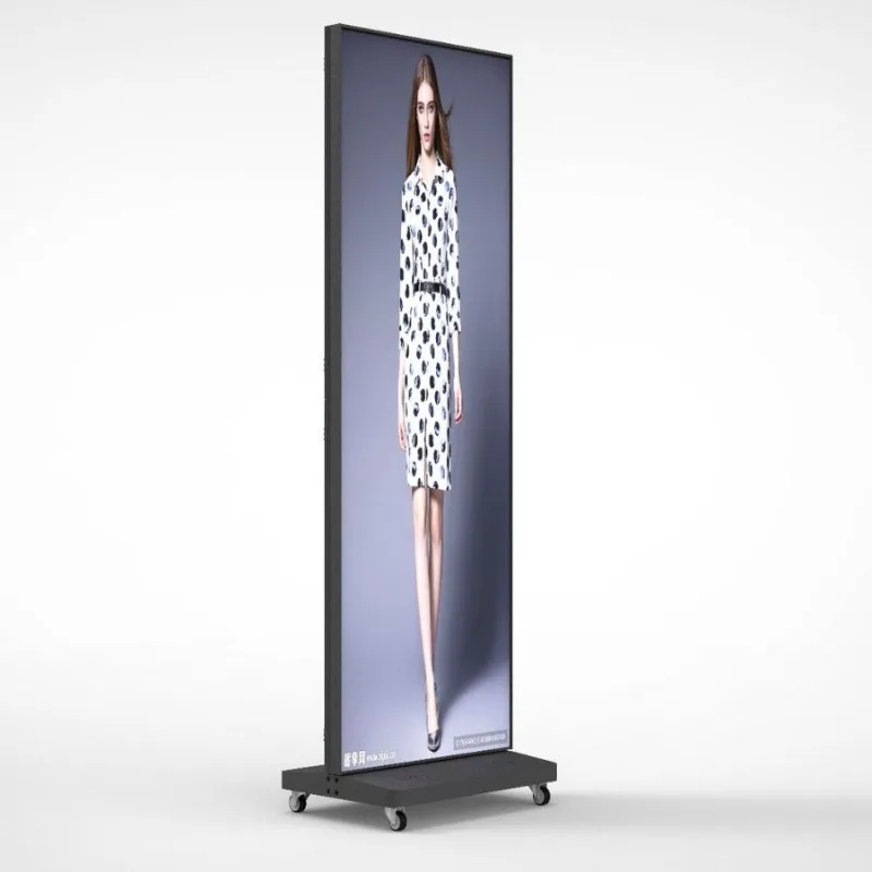 

LED poster screen Indoor LED advertising machine Movable foldable poster screen Vertical electronic screen LED display