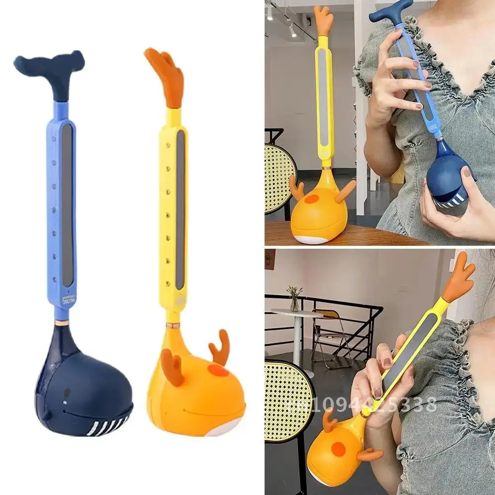 Otamatone Electronic Musical Instrument Portable Synthesizer Electric Tadpole Funny Toys Guitar Erhu For Boy Girl Christmas A3r4