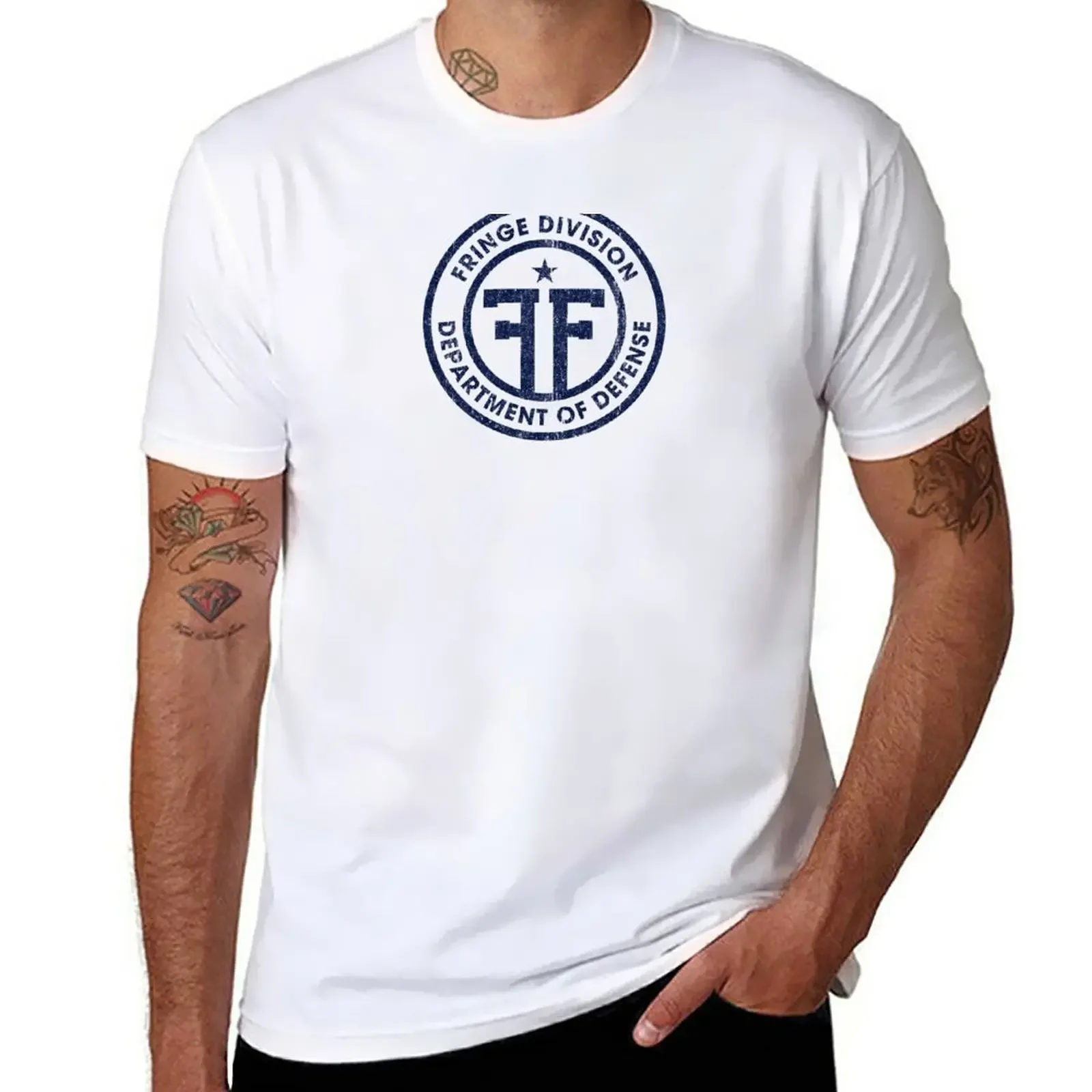 

New Fringe Division Crest (Variant) T-Shirt new edition t shirt Blouse heavy weight t shirts for men