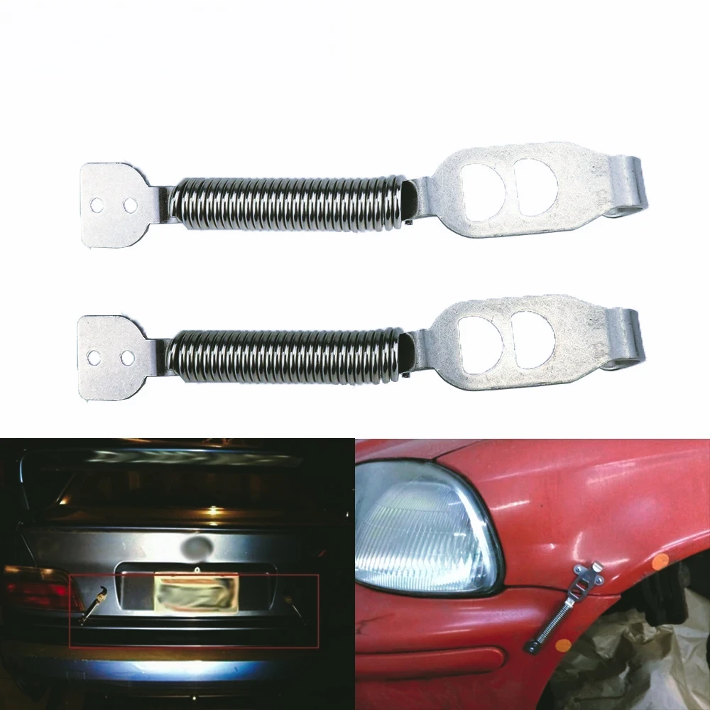ZF-T Kit  Clips  resorte para capó  coche, Kit  bloqueo  capó, seguridad  Rally  carrera, Universal, nuevo, 1 par