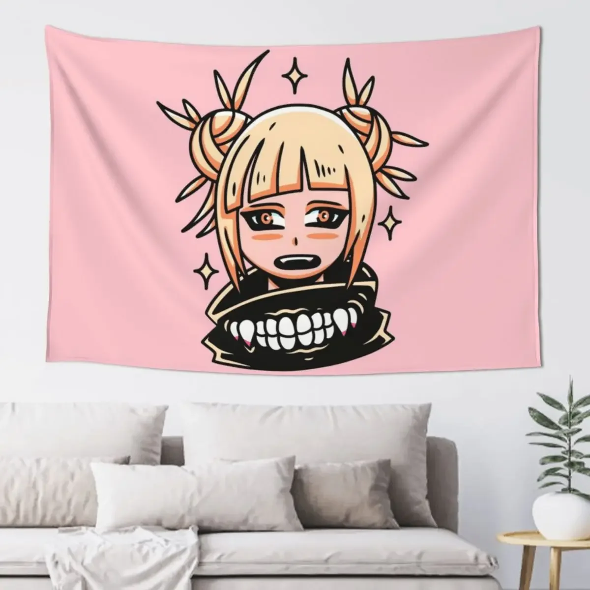 

Traditional Himiko Toga Tattoo Piece Tapestry For Bedroom Japanese Room Decor Aesthetic Room Decor Room Aesthetic Decor Tapestry