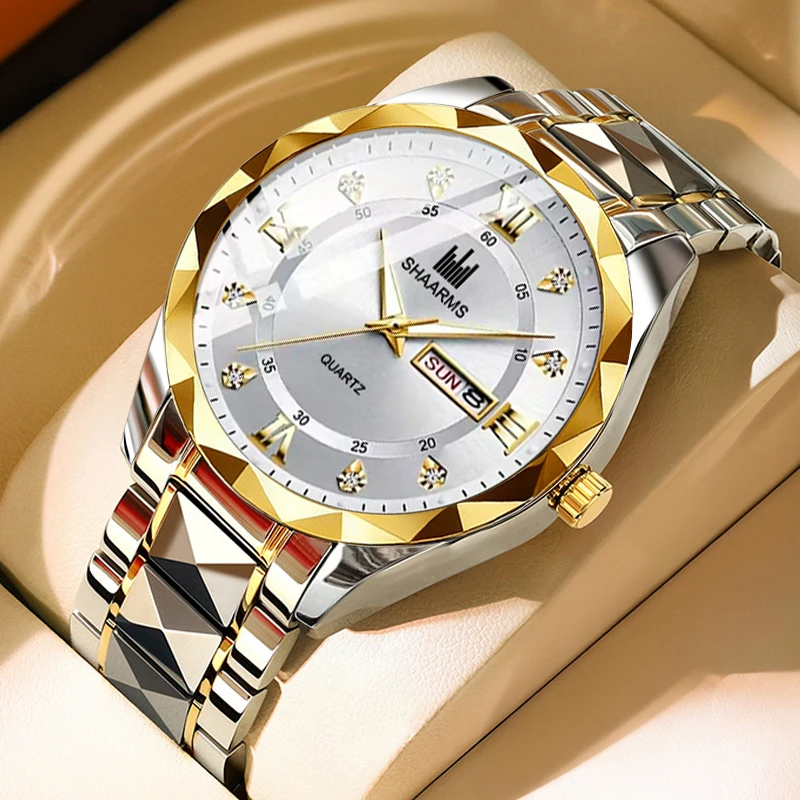 1Pc Fashionable Men's Quartz Watch, Round Dial, Suitable For Formal And Casual Occasions, Luxurious Business Watch