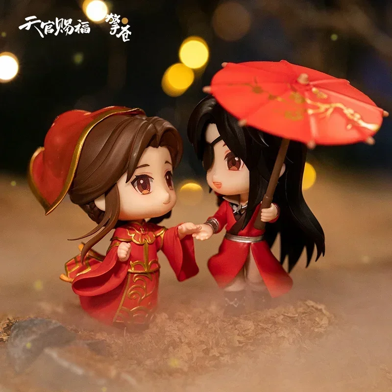 Genuine Qing Cang Tian Guan Ci Fu Xie Lian / Hua Cheng Gk Q Version Anime Figure Anime Peripheral Model Toys Collect Gifts