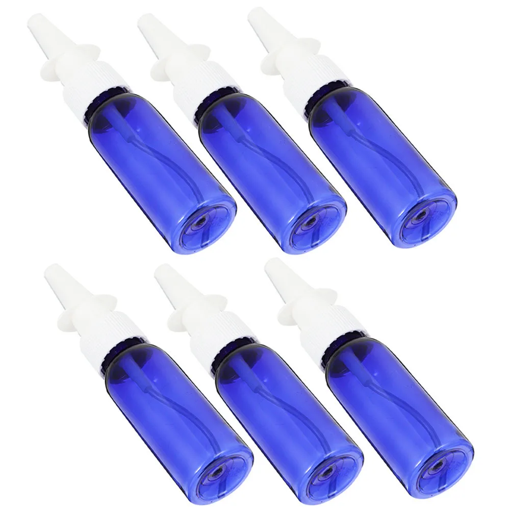 

6Pcs Nasal Spray Plastic Bottles Empty Refillable Small Fine Mist Spray Bottles Travel Sprayers Mist Bottle Sprayer