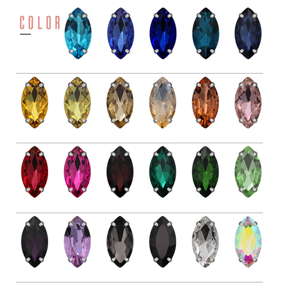 

200 Pcs Sewing Claw Rhinestone Glass Rhinestones Embellishments for Crafting Clothes