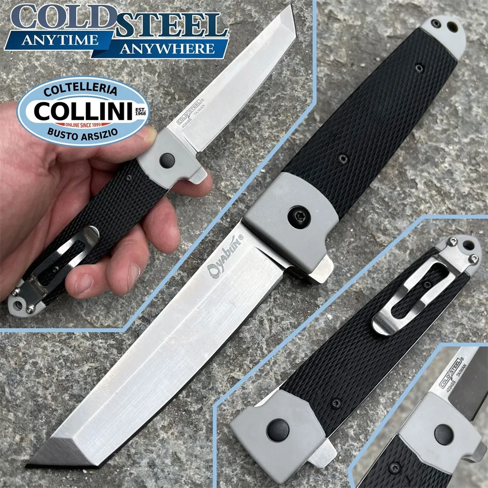 Cold 26T Oyabun Flipper Pocket Folding Knife 3.54