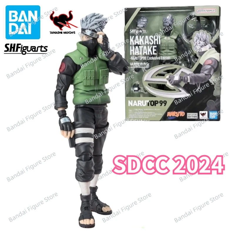 In Stock Bandai S.H.Figuarts SHF SDCC 2024 KAKASHI HATAKE -NARUTOP99 Exclusive Edition Anime Action Figure Gift Figure