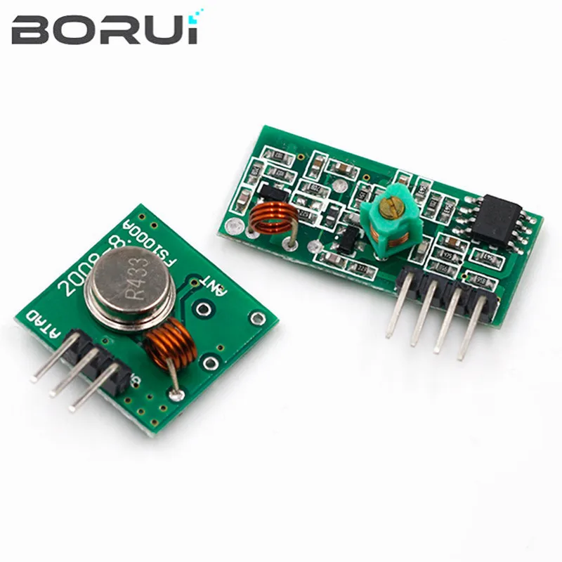 433 Mhz RF Transmitter and Receiver Module Link Kit for ARM/MCU WL DIY 315MHZ/433MHZ Wireless Remote Control for arduino Diy Kit