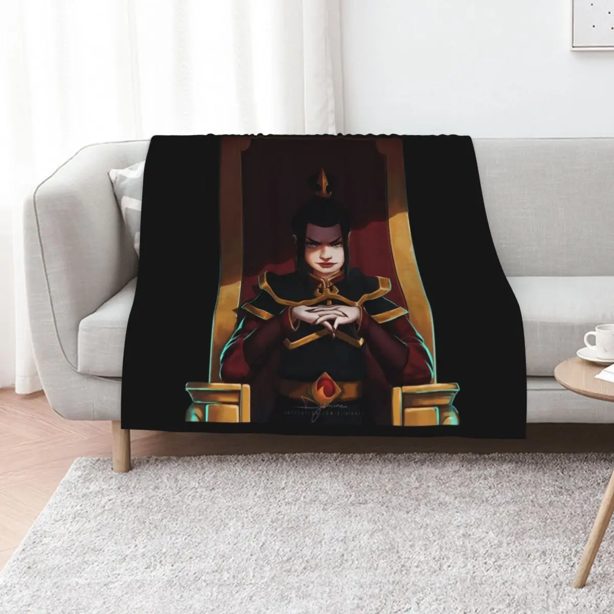 

the last airbender - firelord azula Throw Blanket Shaggy Luxury St bed plaid valentine gift ideas Blankets