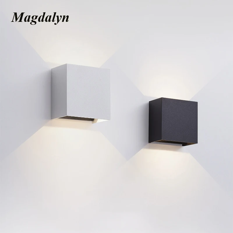 Magdalyn Outdoor Wall Lamp Aluminum Home Decoration Porch Sconce Up Down Building Fixtures  Nordic Interior Waterproof Led Light