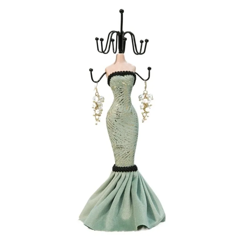 عرض المجوهرات عرض موقف كبير حلقة القرط تخزين الرف سيدة المجوهرات المنظم الرف المعارض سوار قلادة حامل