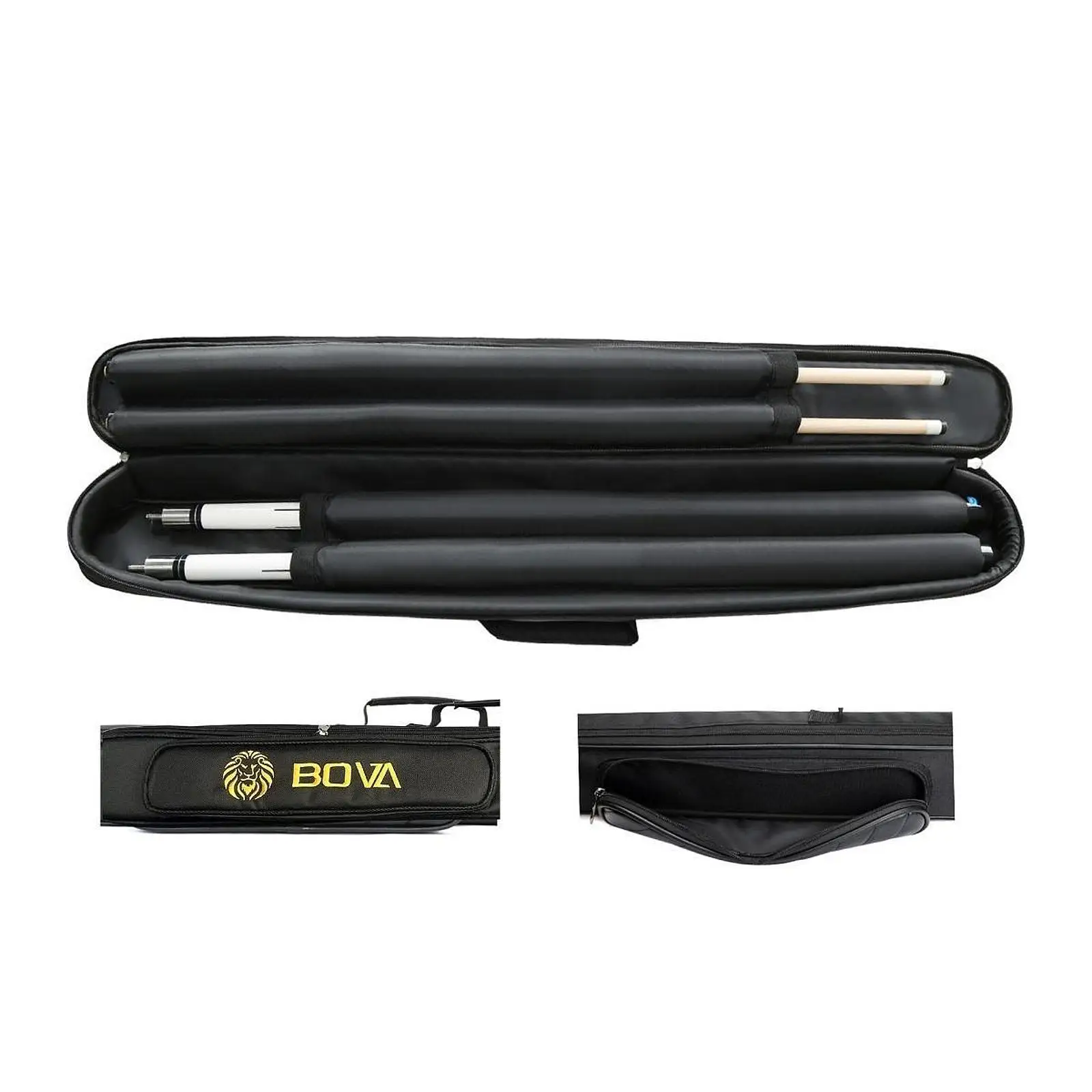 Pool Cue Bag Portable Oxford Cloth Billiard Cues Case Sturdy Holder for Pool Club and League Practice