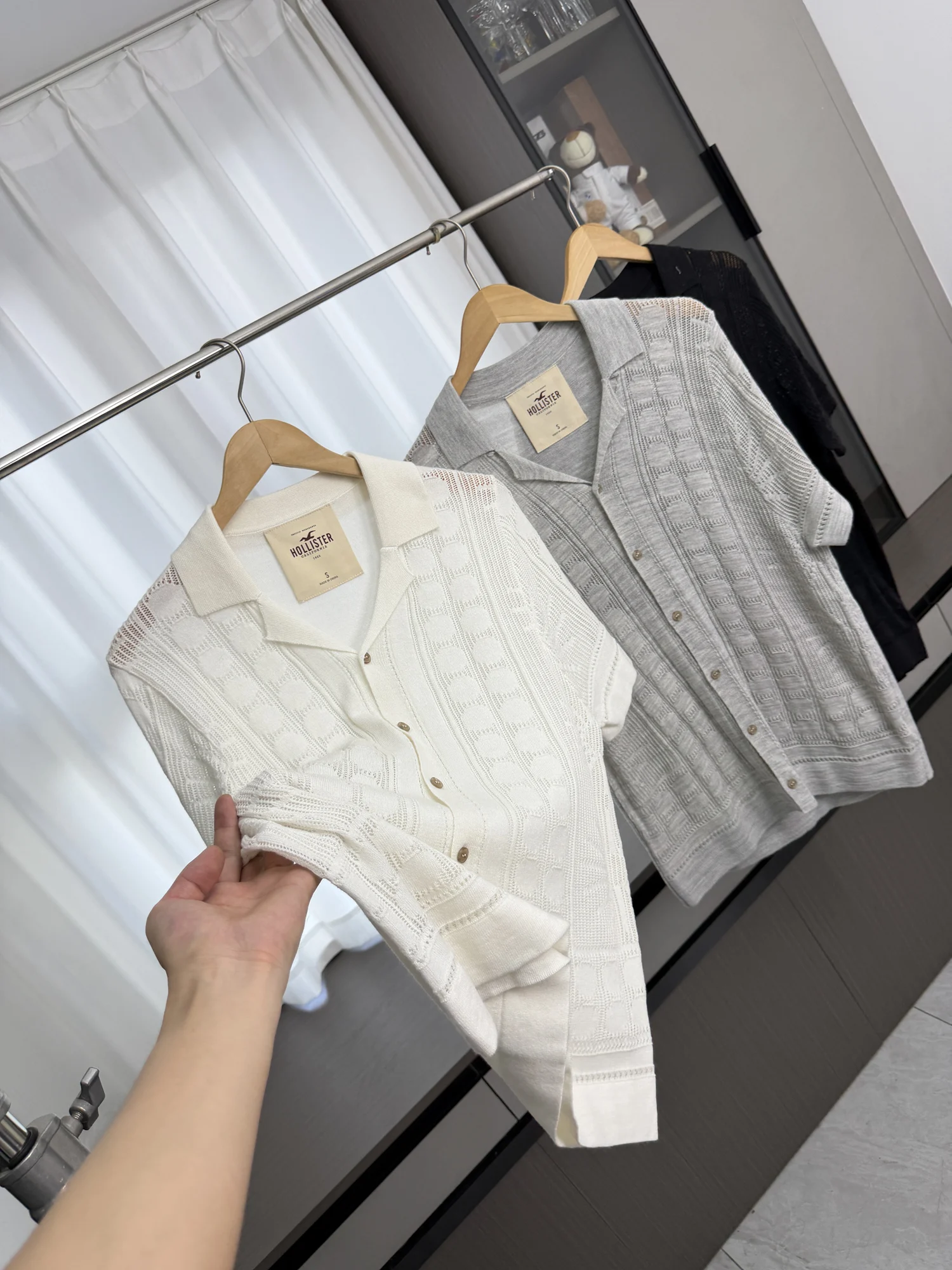Nordic High-End Lightweight Soft Wool Casual Cuban Collar Knitted Short Sleeve Shirt for Men Breathable Fashion Urban Style