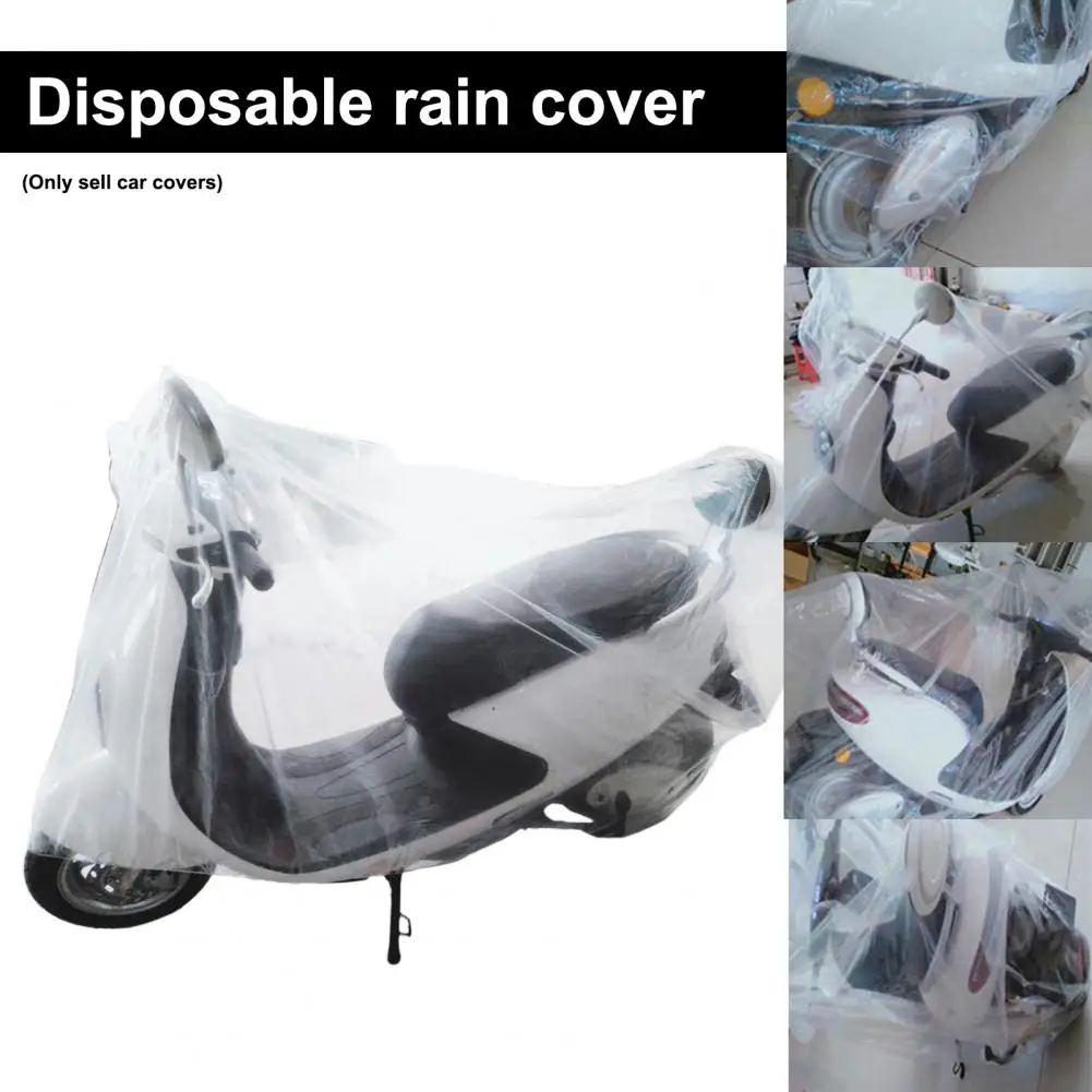 Transparent Motorcycle Cover UV-Protection Rainproof Excellent Dust-proof Electric Car Protective Cover