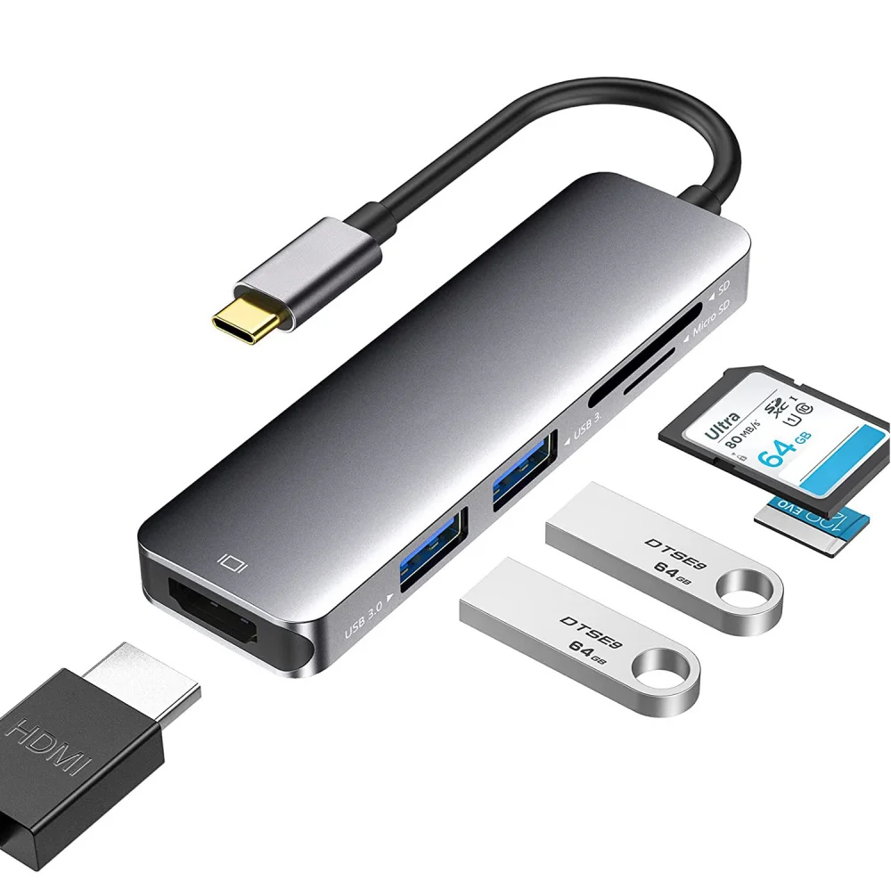 Usb C Hub 4K 30Hz T…