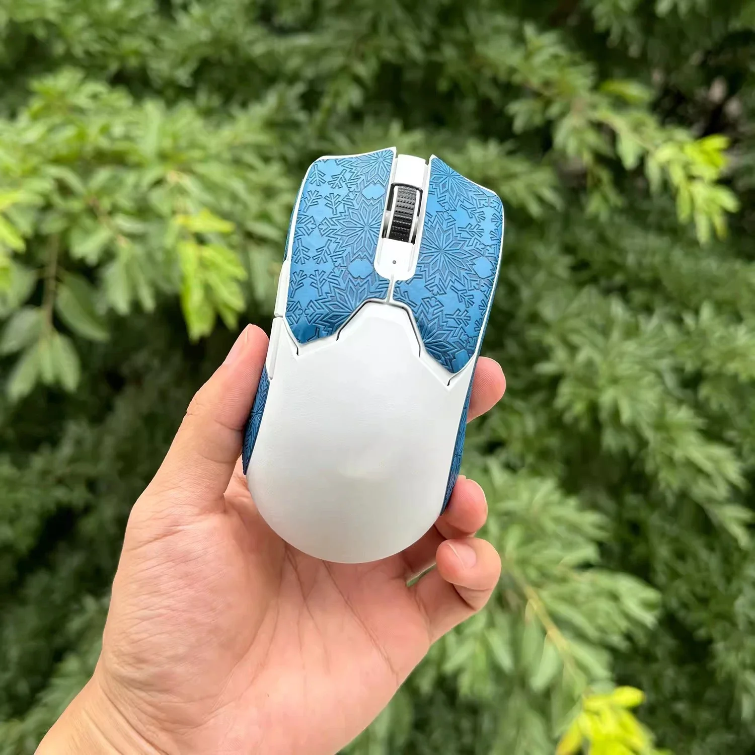 1 Set Ultraglide Mouse Anti Slip Sticker For RAZER Viper V2 Pro Mice Non-Slip Anti Sweat Tape Ultrathin Snowflake Texture