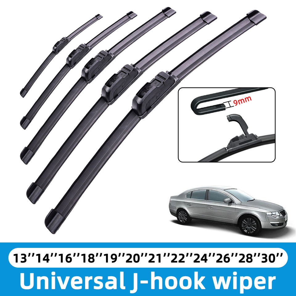  1PC Car Wiper Blades Made Of Natural Rubber All Day High-Definition Stable And Durable Front Windshield Replacement Wipers 