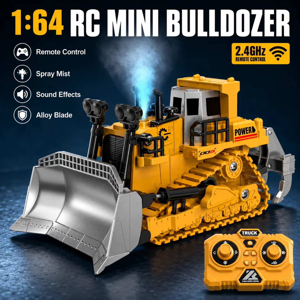 1:64 RC ミニ合金車フォークリフトクレーン掘削機卓上ゲ - Rc Excavator Hobby のレビューと価格