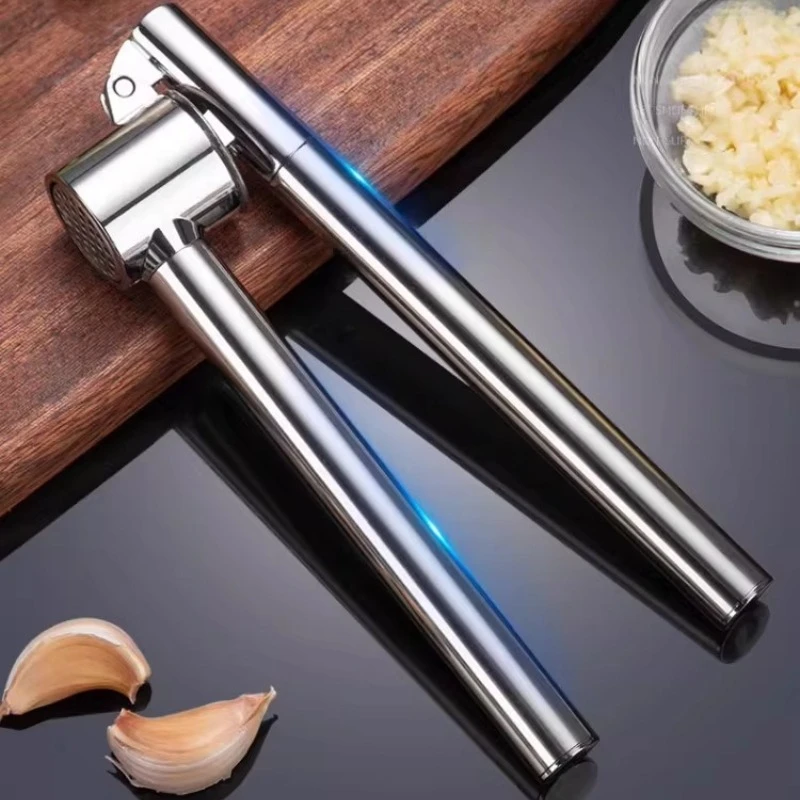 

LMM stainless steel garlic press manual clip garlic mud mashing garlic mashing artifact