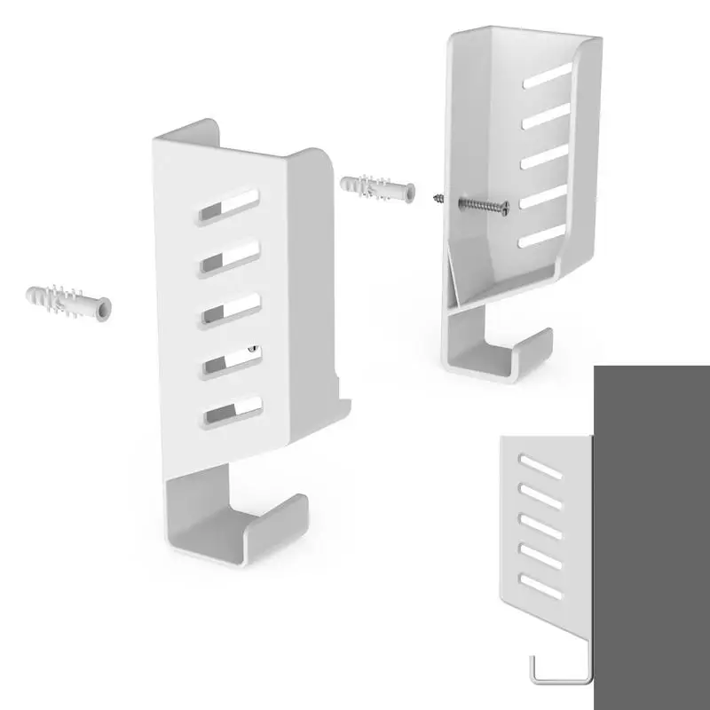 Dudukan Router Terpasang Di Dinding Rak Router Plastik ABS Penyangga Router Gantung Dinding Braket Router Tahan Lama Dudukan Komputer Laptop