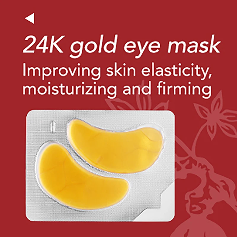 AILKE 24K Collagen Eye Mask, Moisturizing, Hydrating,  Eye Wrinkle Removal, Soothing and Repair, PACK OF 20