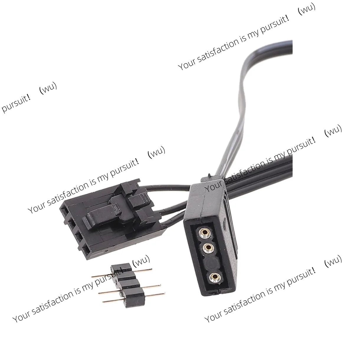 For 4PIN RGB to Standard ARGB 3-Pin 5V Adapter Connector RGB Cable 25cm