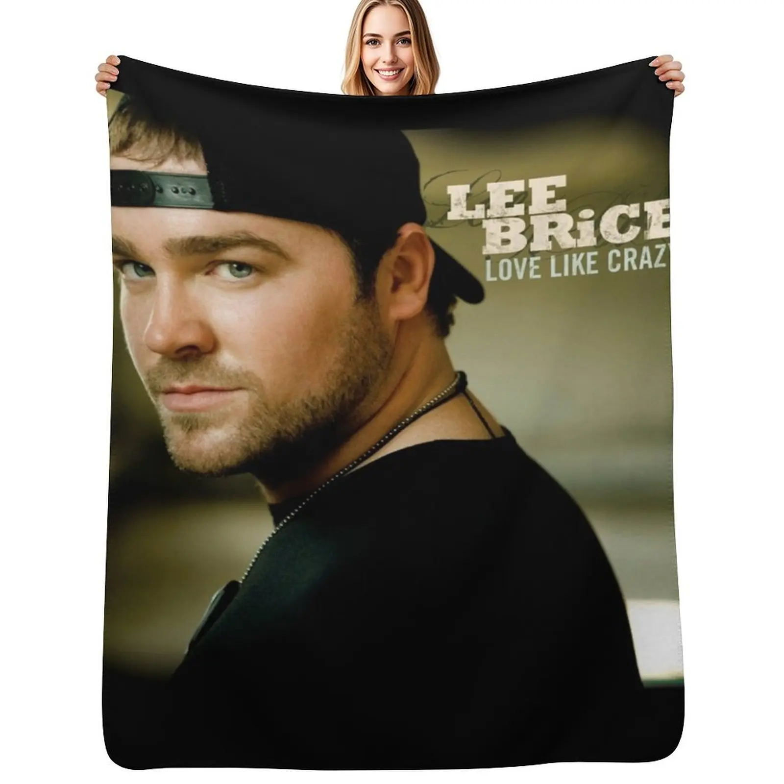 Lee Brice love like crazy Throw Blanket Personalized Gift Giant Sofa Warm Cute cosplay anime Blankets