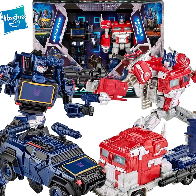

InStock Original Hasbro Transformers Reactivate Soundwave Optimus Prime Action Figure Toys Doll Collection Model Hobby Toys Gift