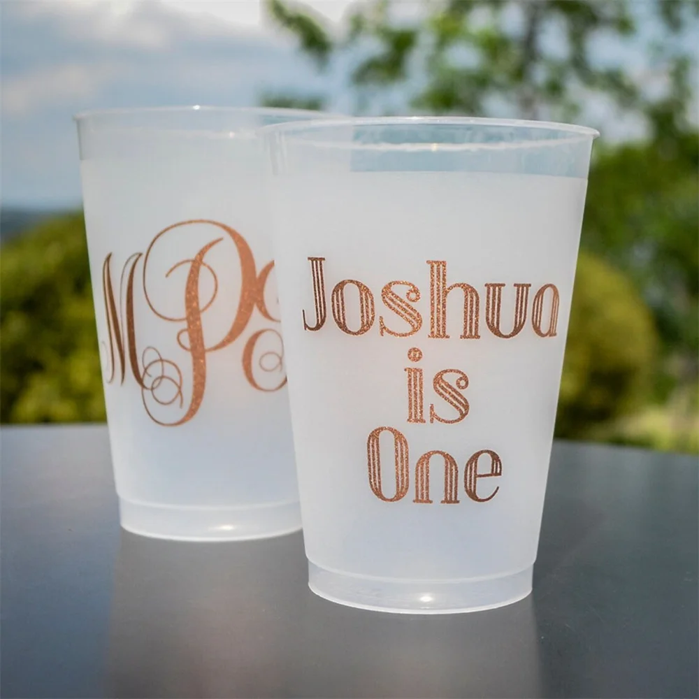 Palm Springs Before the Ring - Personalized Wedding / Bridal Shower/ Rehearsal Dinner / Bachelorette Shatterproof Plastic Cups