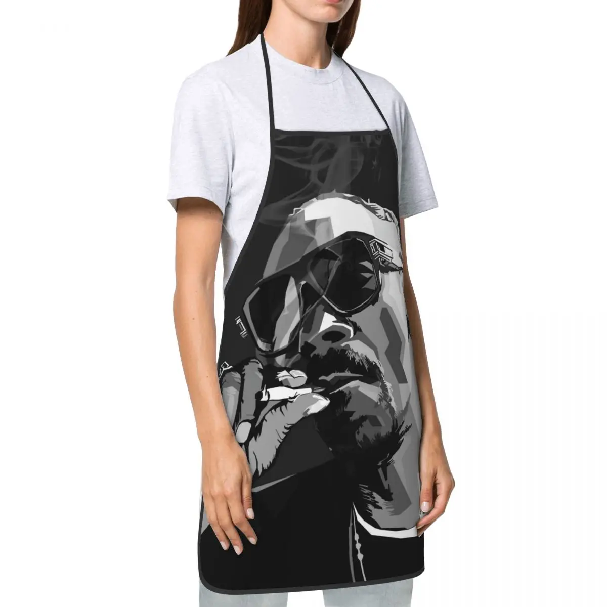 Tablier à bavette unisexe pour hommes et femmes, Snoop Dogg, Funny Rained Music, Chef Tablier, Cuisine, Cuisson, Peinture