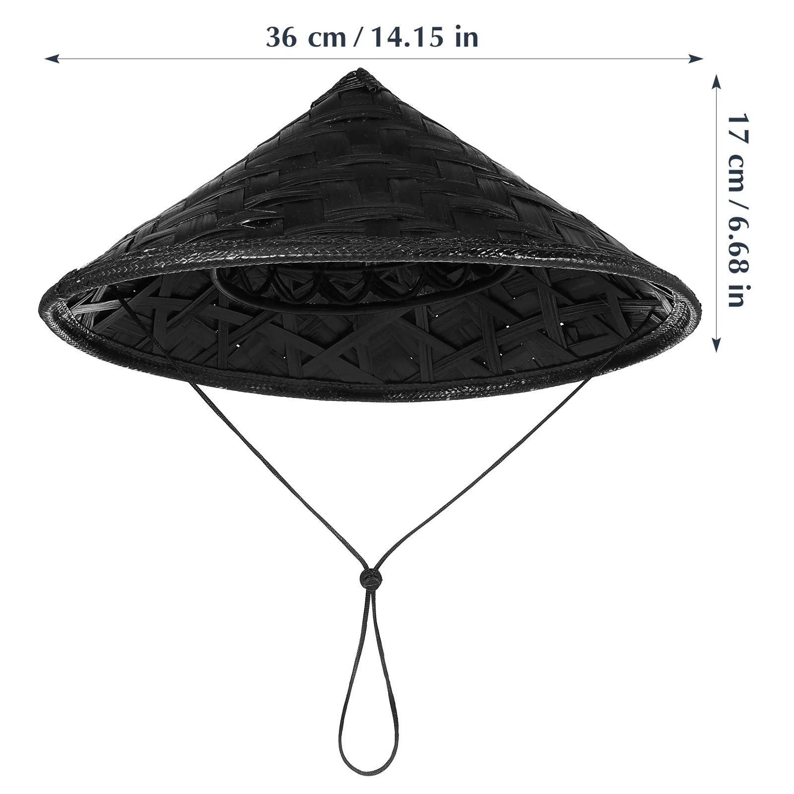 코스프레 대나무 사무라이 모자 코스프레 닌자 장식 파티 캡 장식 간단한 사진 소품 모자 무대 공연용 러스틱 선 햇