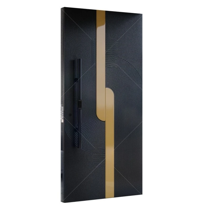 

Modern premium villa swivel door with smart lock security code