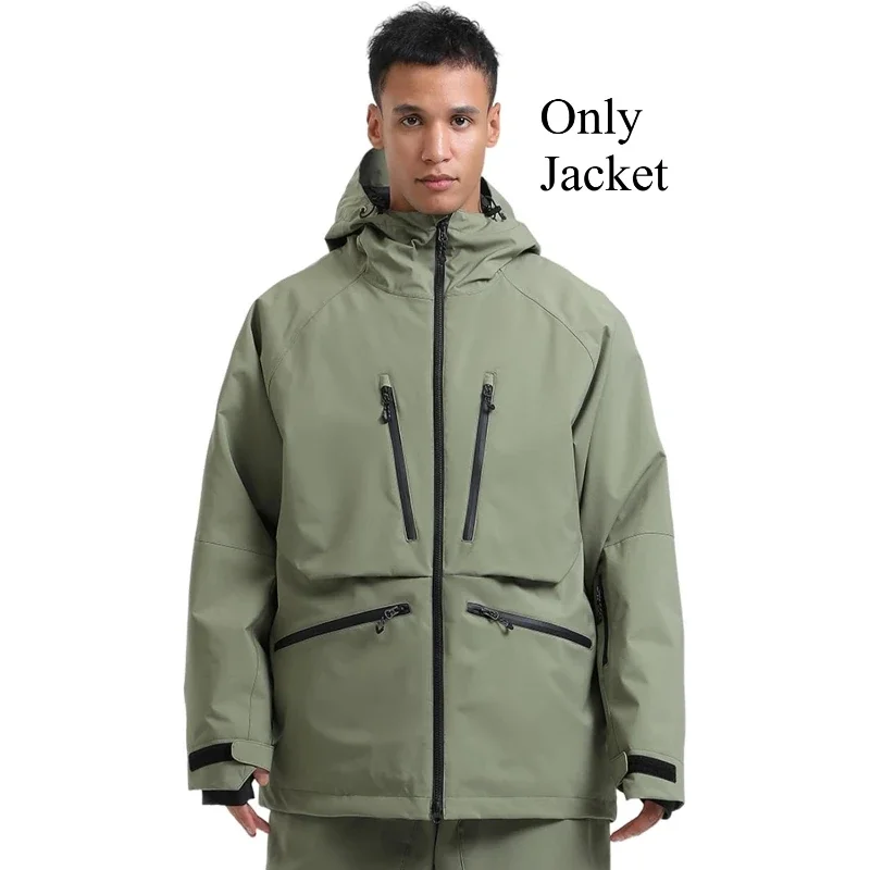 Nieuwe multifunctionele unisex ski-jassen buitensport waterdichte ski-jassen winter geïsoleerde sneeuwjas berg heren hoodies