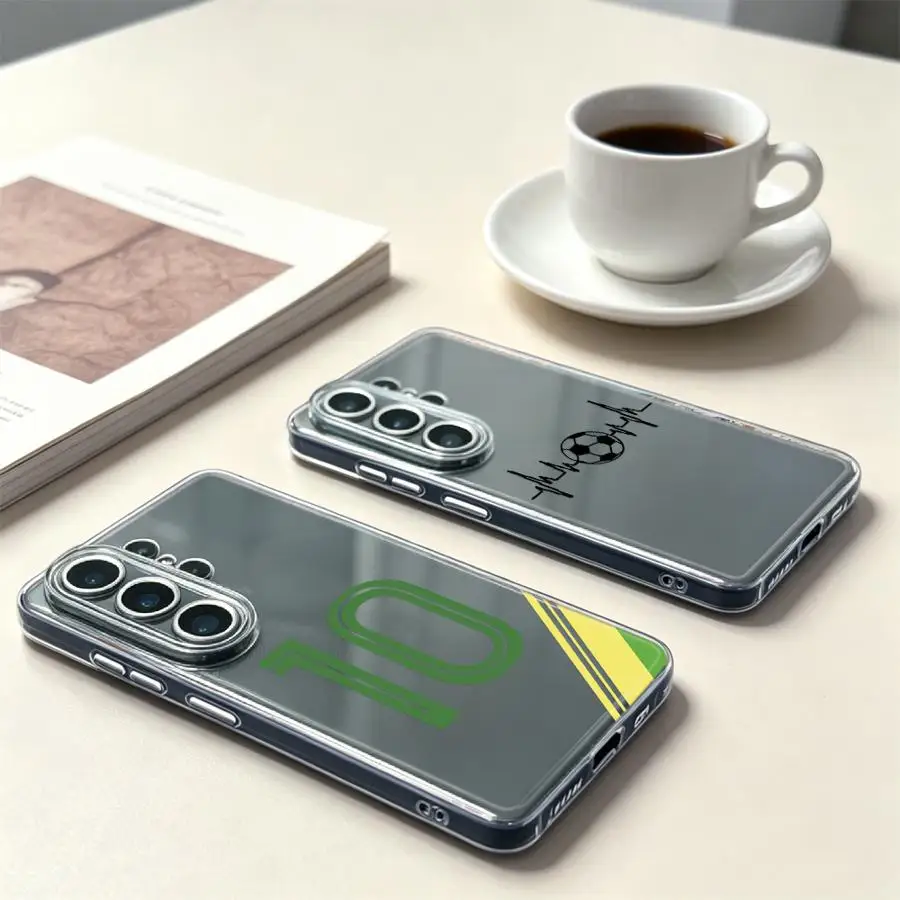Green Number 10 Phone Cover Case for Samsung Galaxy S26 S25 Edge S24 S22 FE S23 Ultra S20 Plus Note 20 Ultra 10 S21