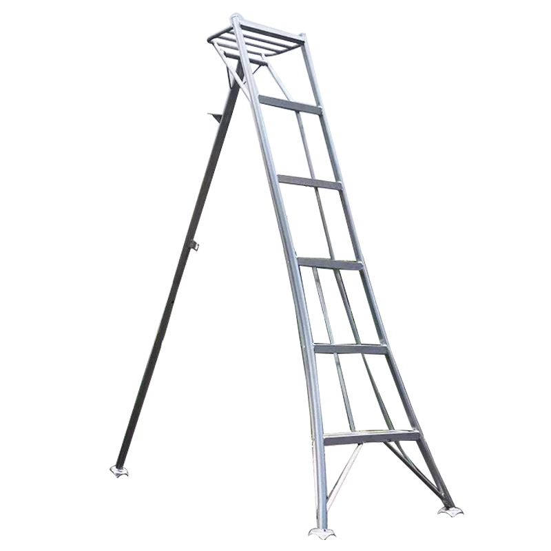 

Triangular support safety lifting greening garden ladder aluminum alloy gardening work single-sided herringbone climbing ladder