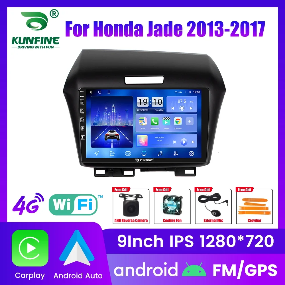 

10,33 "Android автомобильное радио для Honda Jade 2013-2017 GPS-навигация видеоплеер мультимедиа Carplay Android авто стерео BT FM