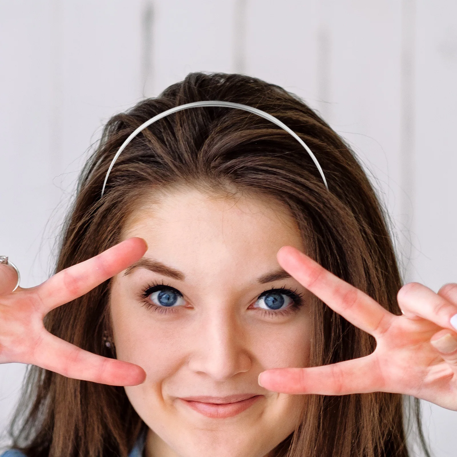 

10pcs 3Mm Steel Women Hair Clasp Headband Silver Party Wedding Prom Headband Decorative Hair Accessory