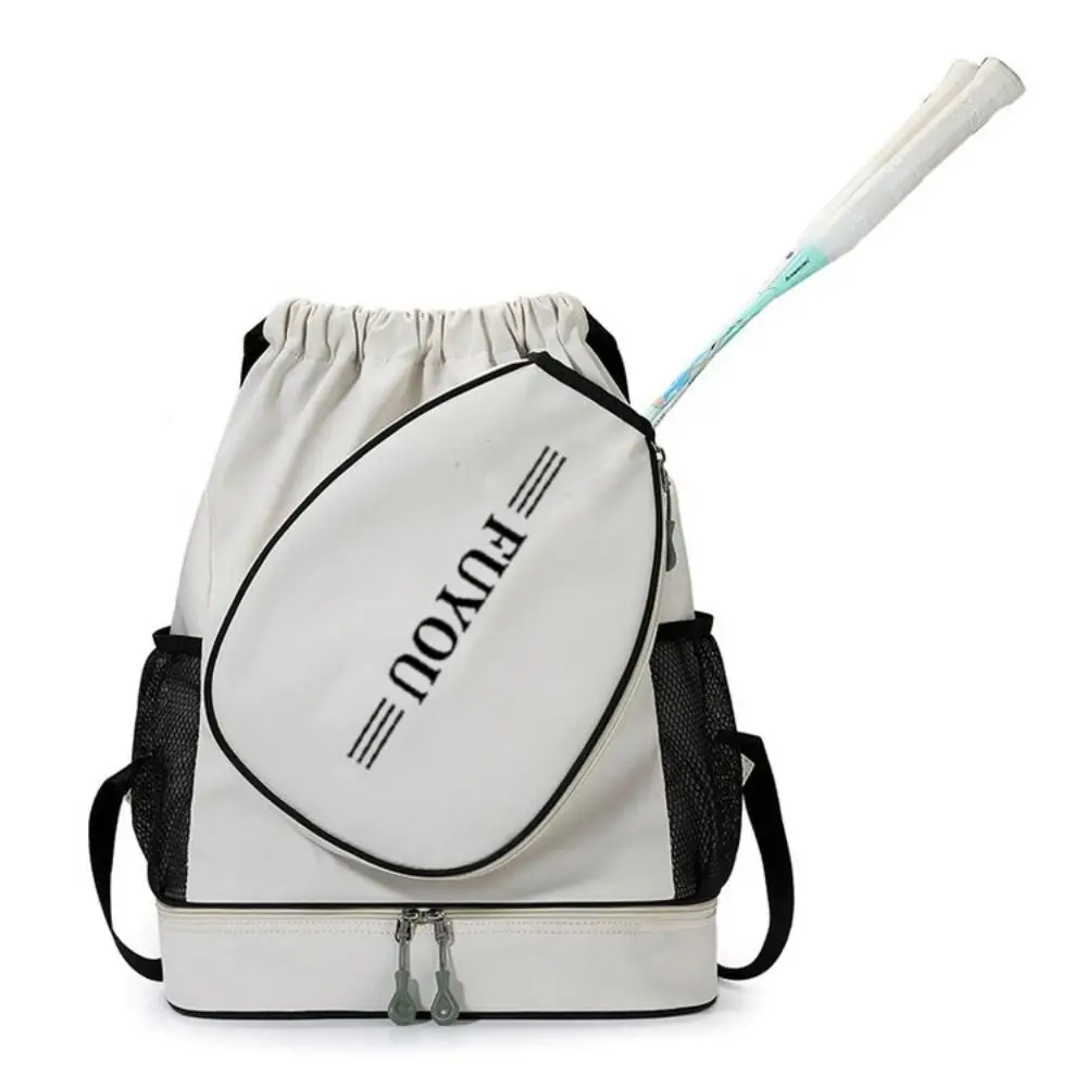 New Multifunctional Badminton Racket Backpack Large Capacity Waterproof Pickleball Racket Bag with Shoes Pocket Sports Bag