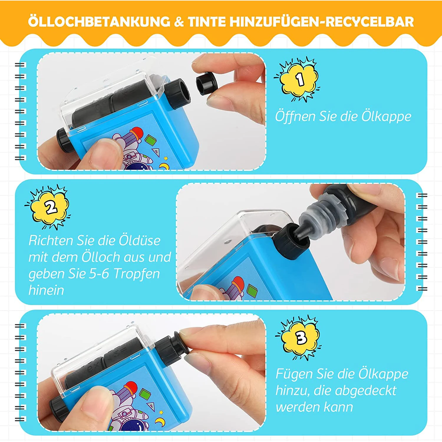 Roller Digital Teaching Stamp Reusable Calculation Roller Stamp Educational Stamp for Preschool Kindergarten Home School