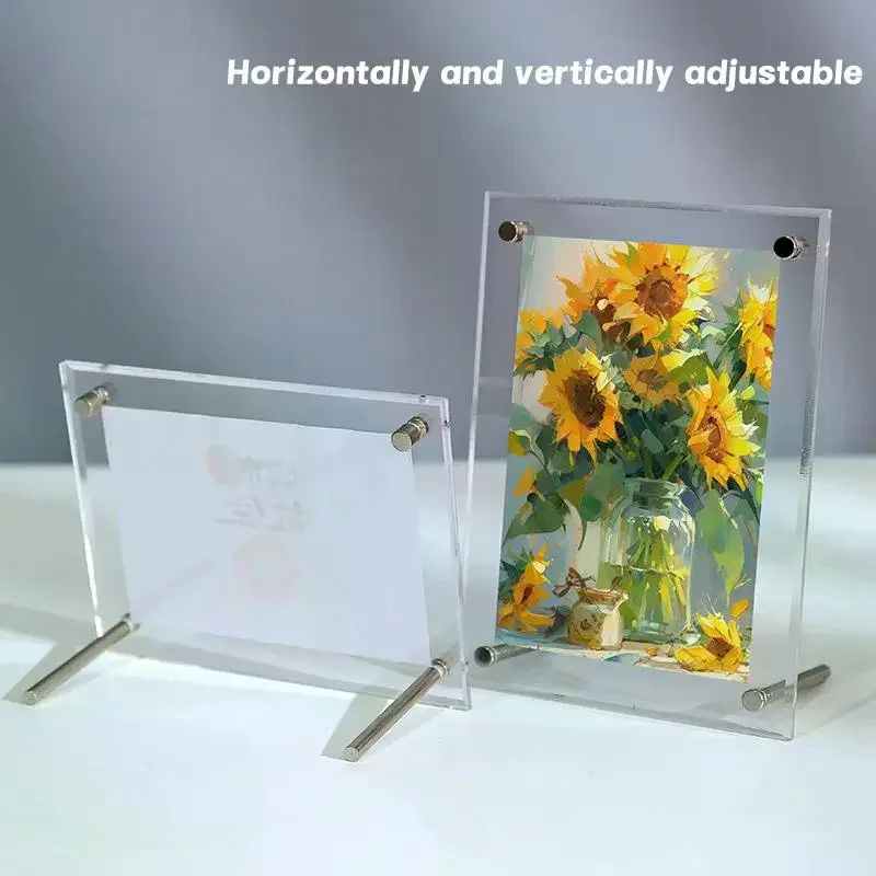 6-inch/7-inch/A4 Crystal Clear Acrylic Photo Frames For Postcards Photos Ticket Stubs And Displays