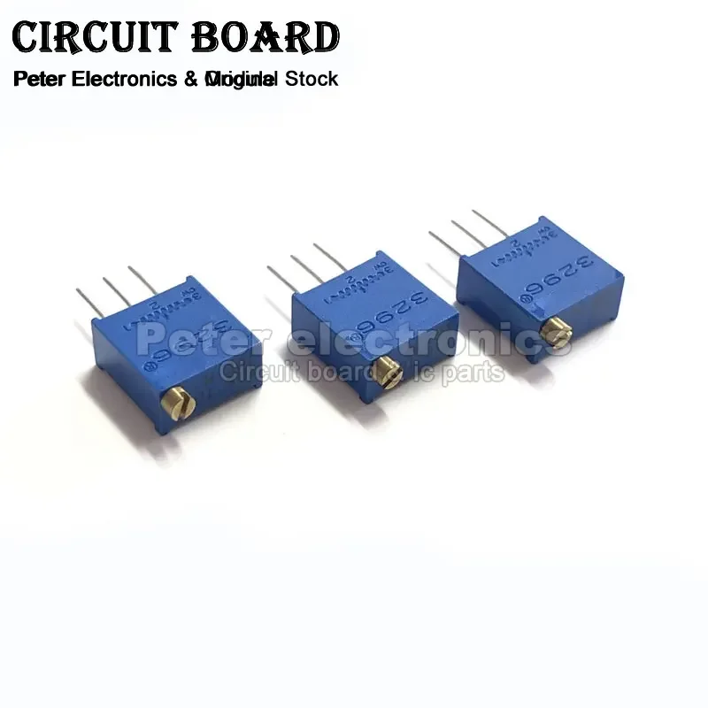 13Pcs = 13Kind X 1pcs 3296W Multiturn Trimmer Potentiometer Resistor Kit High Precision 3296 Variable 1K 2K 5K 10K 20K  icpart