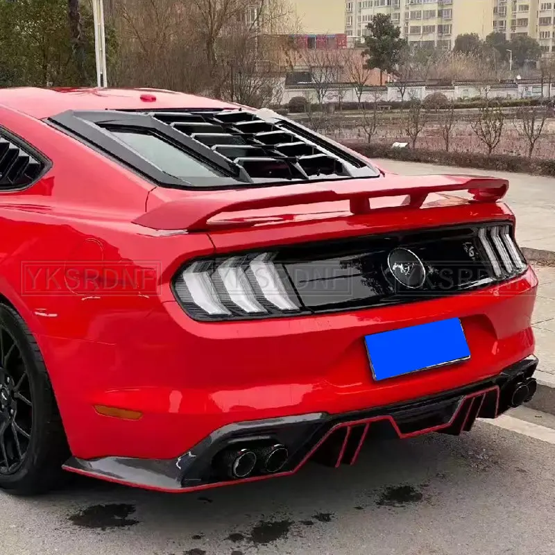 ABS Plastic GT Style Matte Rear Trunk Spoiler Tail Wing For Ford Mustang S550 2015 2016 2017 2018 2019 2020 Car Accessories