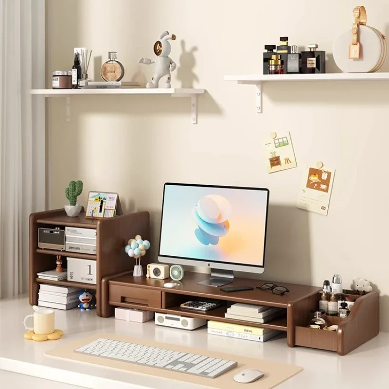 

Desk Office Desktop Storage Shelf Computer Pad Height Bracket Heightening Home Drawer Mobiliario De Oficina Office Furniture