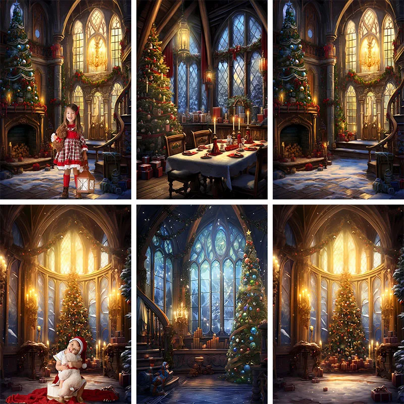 خلفية زينة عيد الميلاد ، نافذة أشعة الشمس في فصل الشتاء ، شجرة عيد الميلاد وخلفية الموقد للأطفال ، صور صورة للأطفال