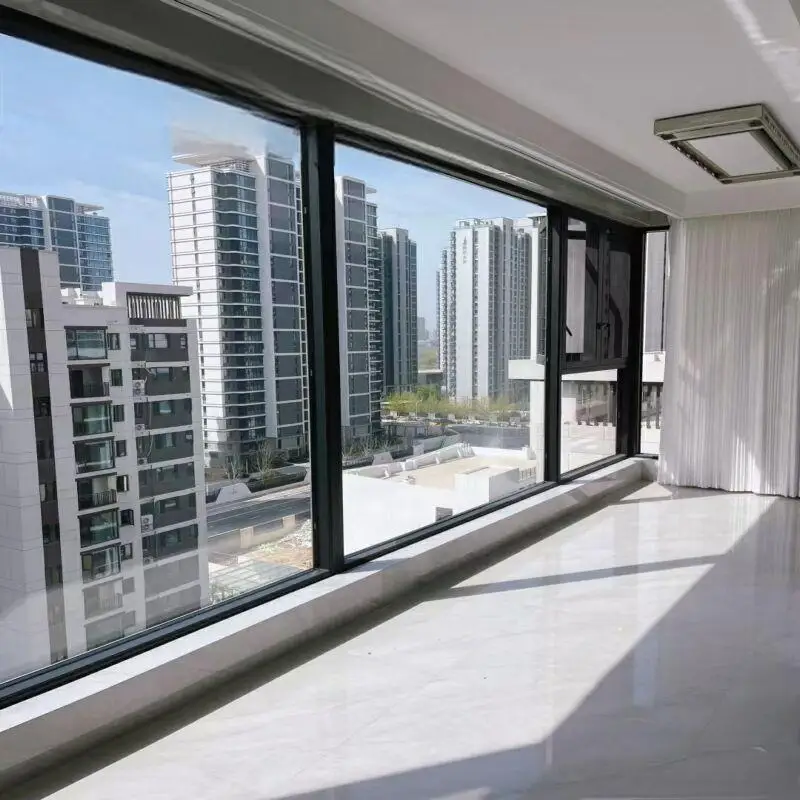 Large fixed painting window custom modern specification gold supplier aluminum window