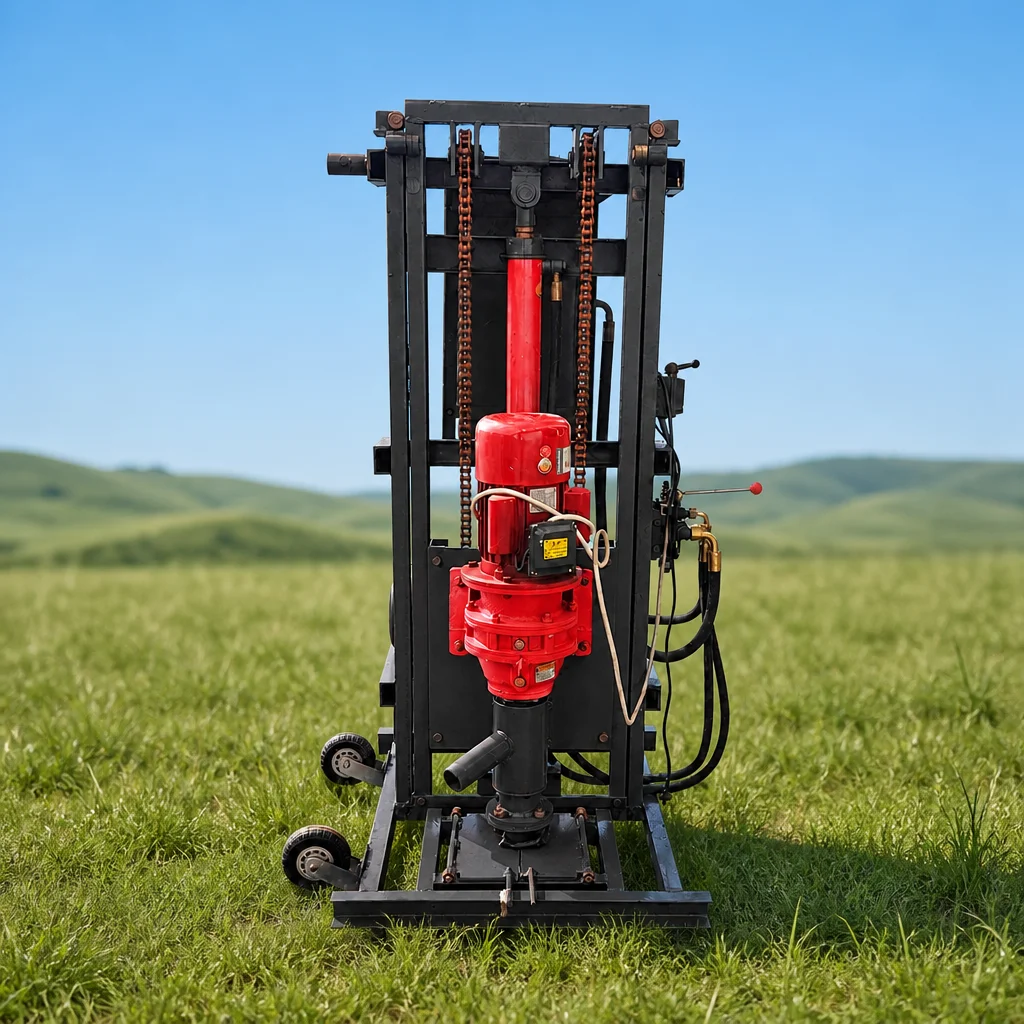 Customized Water Well Drilling Machine 100m Depth Hydraulic for Home Water Supply with Durable Structure Drilling Rig
