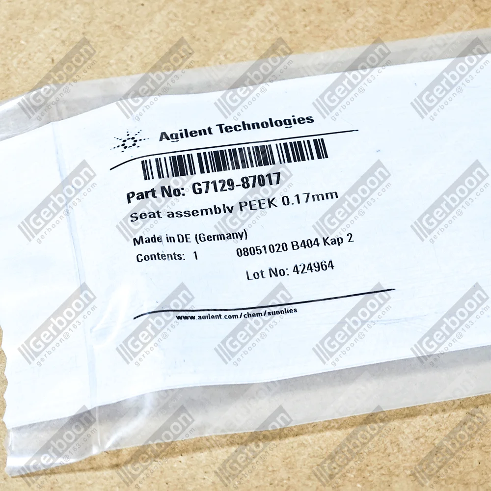 Agilent G7129-87017 1260 Infinity LC Systems, Needle seat, PEEK, 0.17 mm id capillary, for 1260 Infinity II & III vialsampler